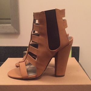 Caged Block Heels